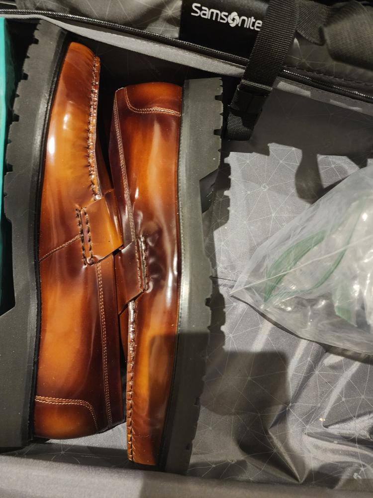 Alexander Mahogany Patent Leather Longwing Sneakers display picture 2