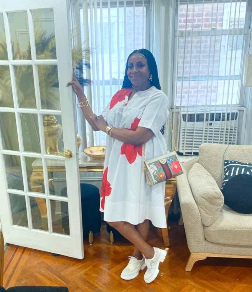 Ms. Alexander Cream/Floral Leather Lug Wingtip Derby - Customer Photo From Beverly Kent