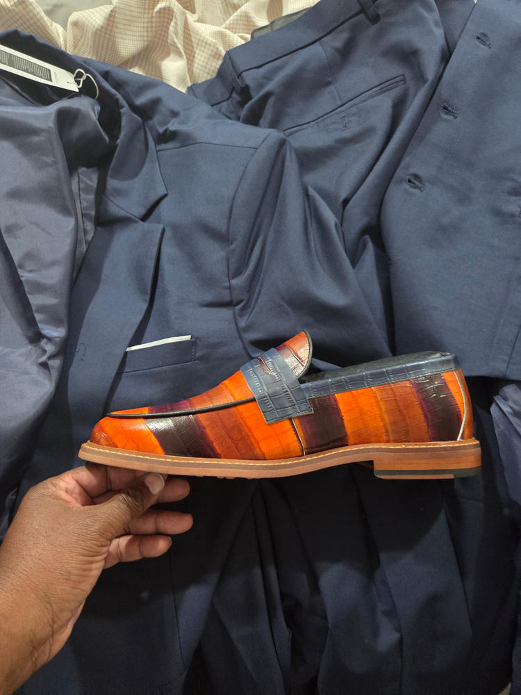 Calum Badlands Leather Penny Loafers