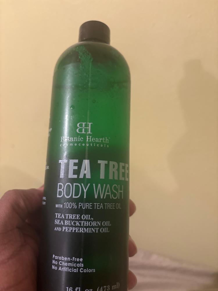 Tea Tree Oil Body Wash with Mint - Customer Photo From Isaac Mcquiller