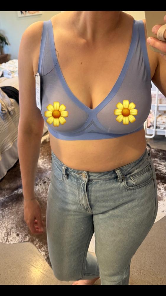 Jacaranda Mesh Bralette - Customer Photo From Lindsay Peters