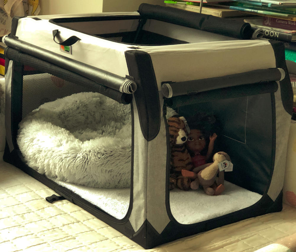 The Foldable Travel Dog Crate By DogGoods ® - Customer Photo From Anonymous