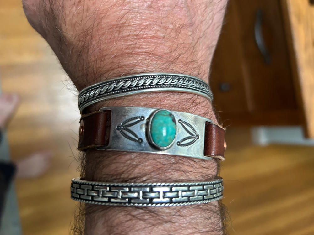 Leather Scout Cuff - Customer Photo From Francis bouley