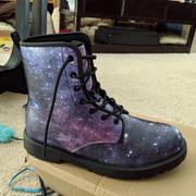 SpiritualShirt Purple Galaxy Leather Boots Review