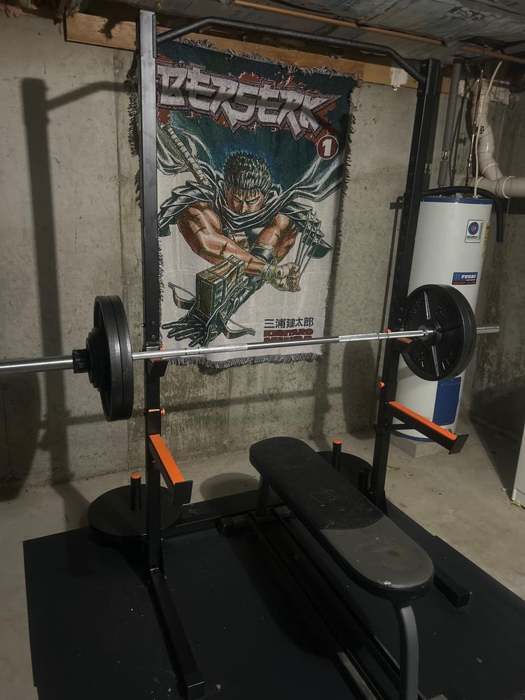 GRIND Alpha1000 Squat Stand - Customer Photo From Grant