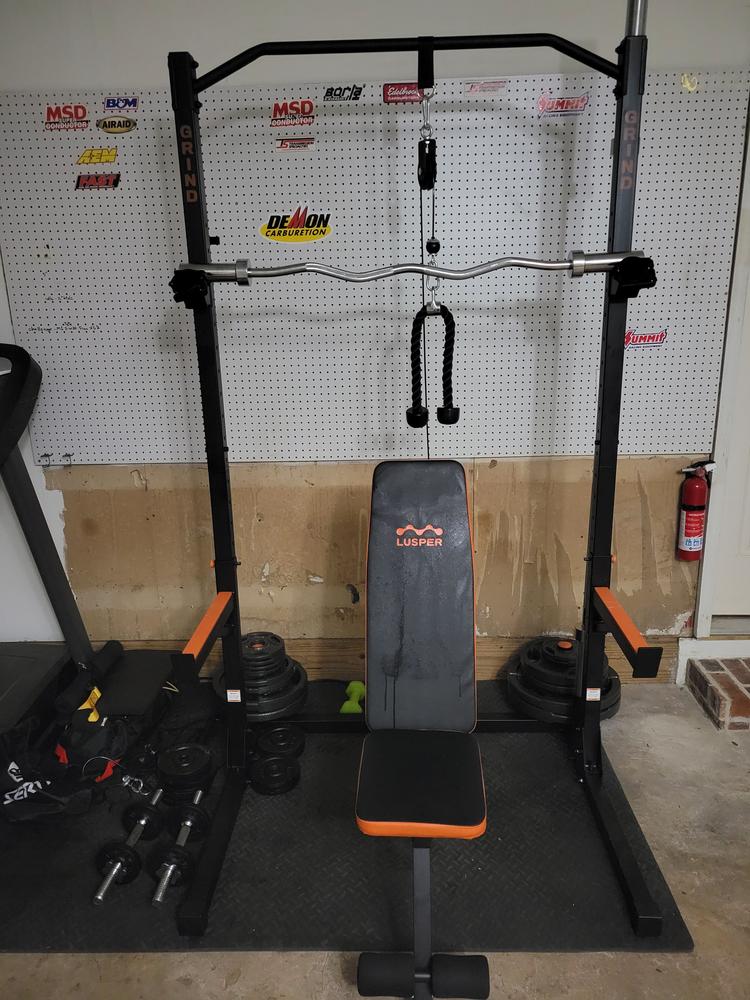 GRIND Alpha1000 Squat Stand - Customer Photo From Dustin P.