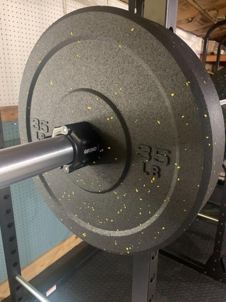 Fleck Crumb Rubber Bumper Plates - Customer Photo From Danielle Tiefenthal