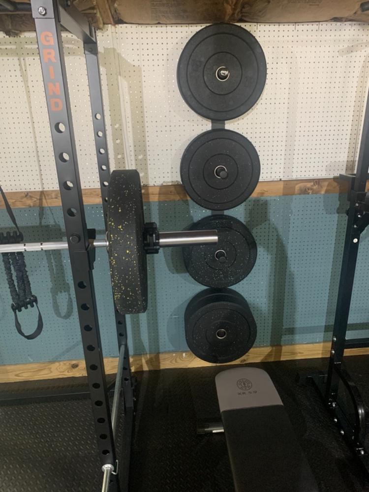 Fleck Crumb Rubber Bumper Plates - Customer Photo From Danielle Tiefenthal