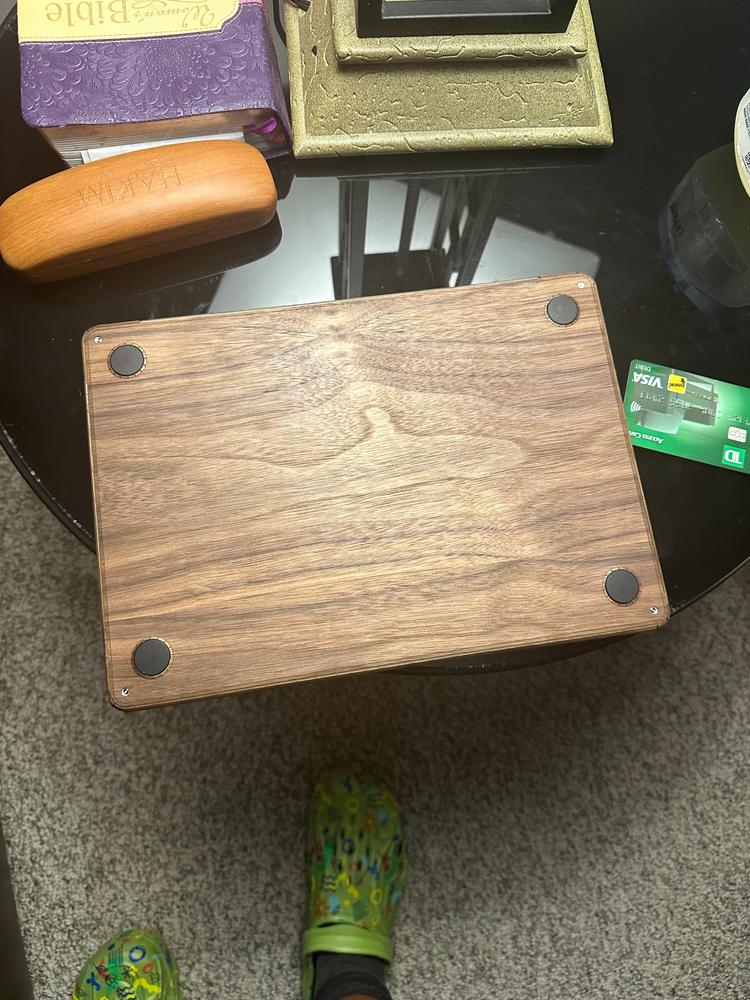 Custom Wood Laptop Covers - Customer Photo From Ash
