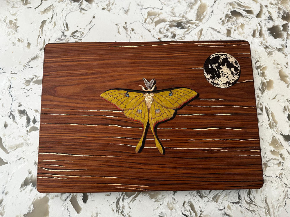 Custom Wood Laptop Covers - Customer Photo From Erin