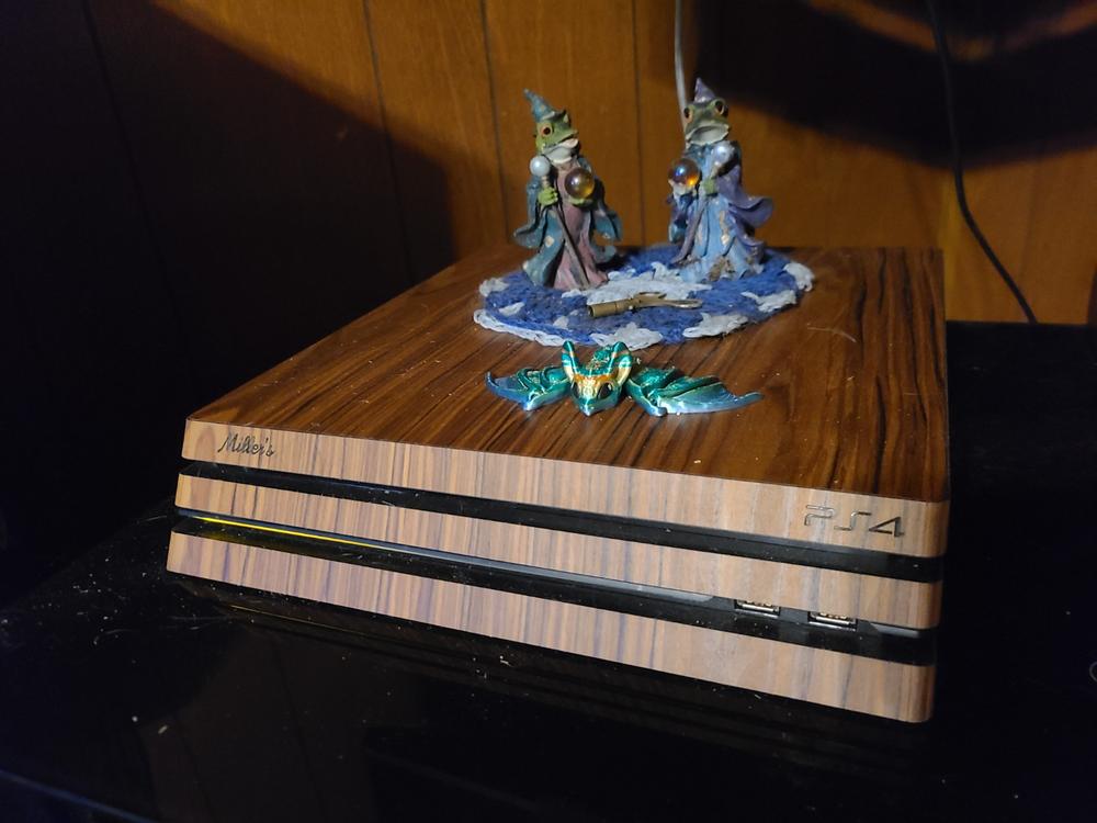 PlayStation 4 / Pro / Slim Wood Cover - Customer Photo From Josh Miller