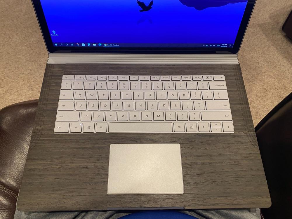 Surface Book / Book 2 / Book 3 wood cover - Customer Photo From Jeff McDonald
