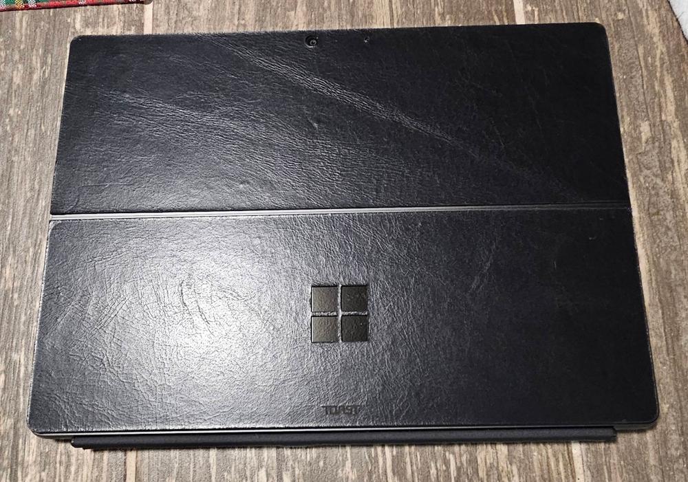 Surface Pro / Go Tablet Leather Cover - Customer Photo From Steve Shepps