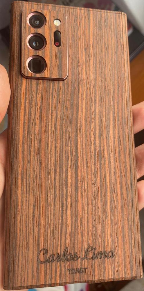 Note20 / Note20 Ultra Wood cover - Customer Photo From Carlos Lima