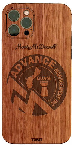 iPhone 12 / mini /  Pro / Pro Max wood cover - Customer Photo From Monty McDowell