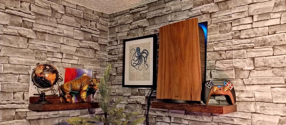 PlayStation 5 Wood Cover - Customer Photo From Mr.Goats