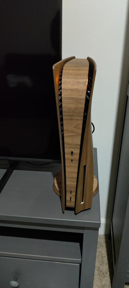 PlayStation 5 Wood Cover - Customer Photo From Jeremy Bernhardt