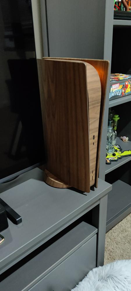 PlayStation 5 Wood Cover - Customer Photo From Jeremy Bernhardt