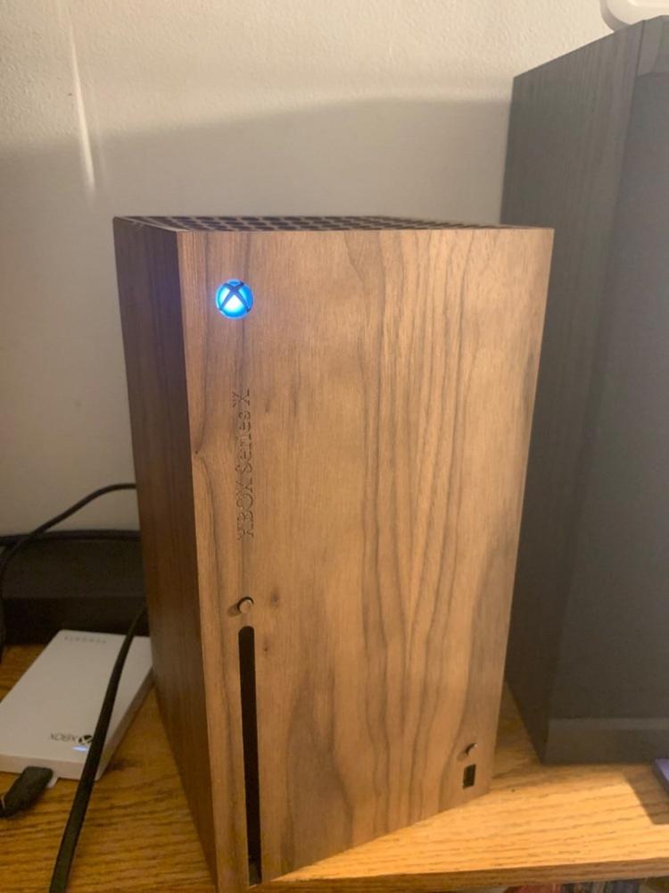 Real Wood Xbox Series S Covers, Toast