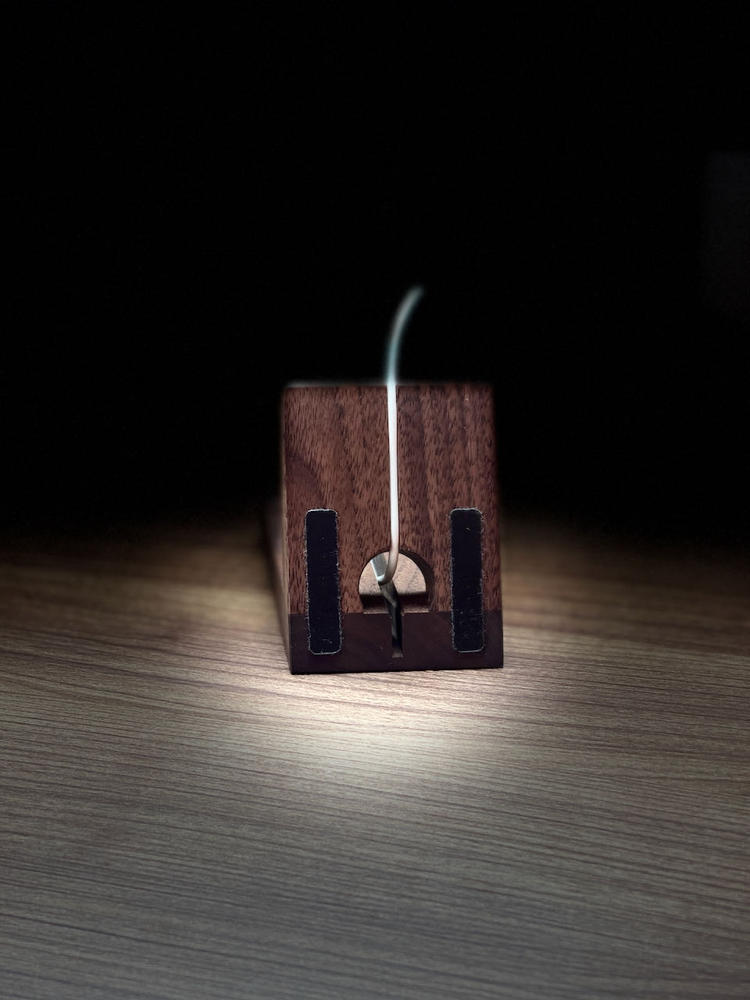 MagSafe Charger Stand (solid hardwood) - Customer Photo From P J