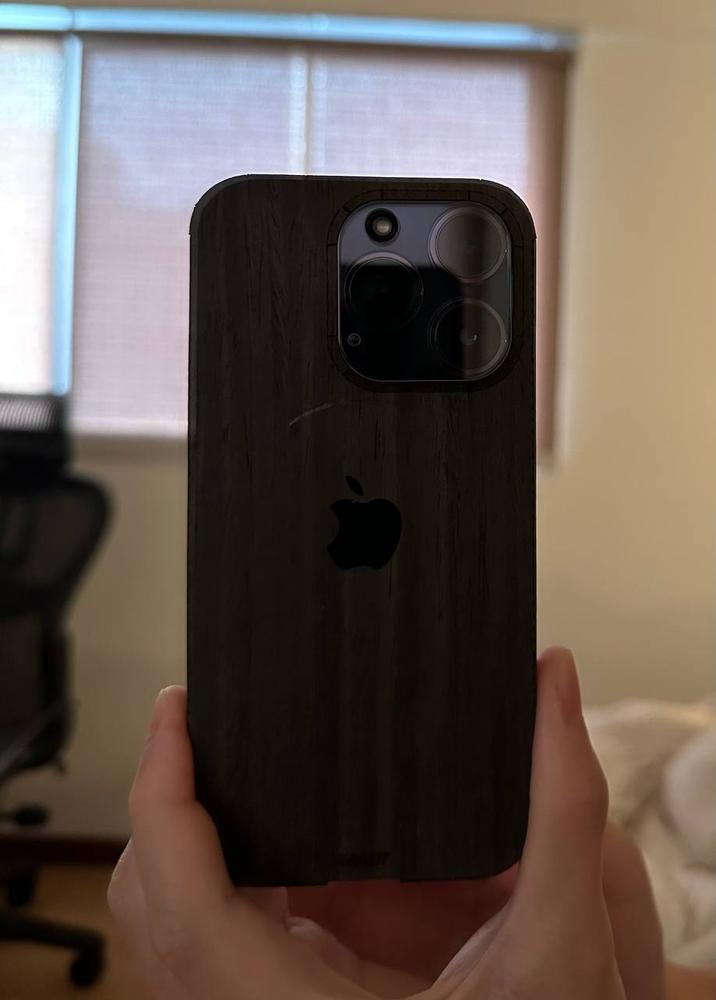 iPhone 14 / Plus / Pro / Pro Max wood cover - Customer Photo From Marcus Lee