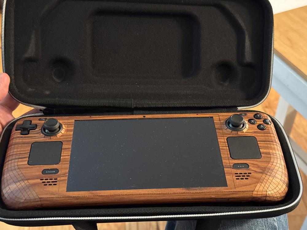 Steam Deck wood cover - Customer Photo From Jimbo S.
