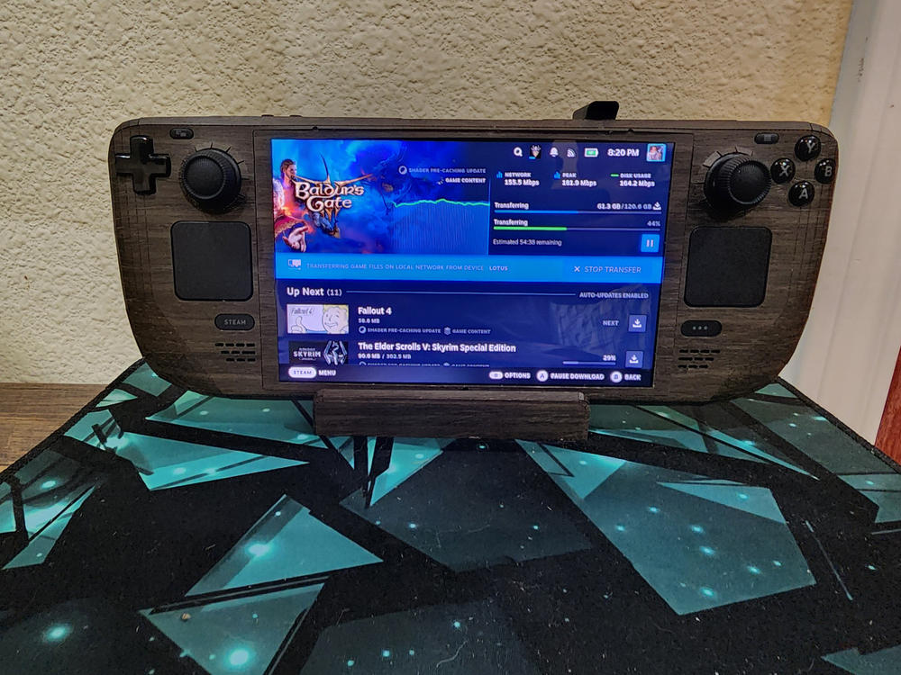 Steam Deck wood cover - Customer Photo From Brandon Cox