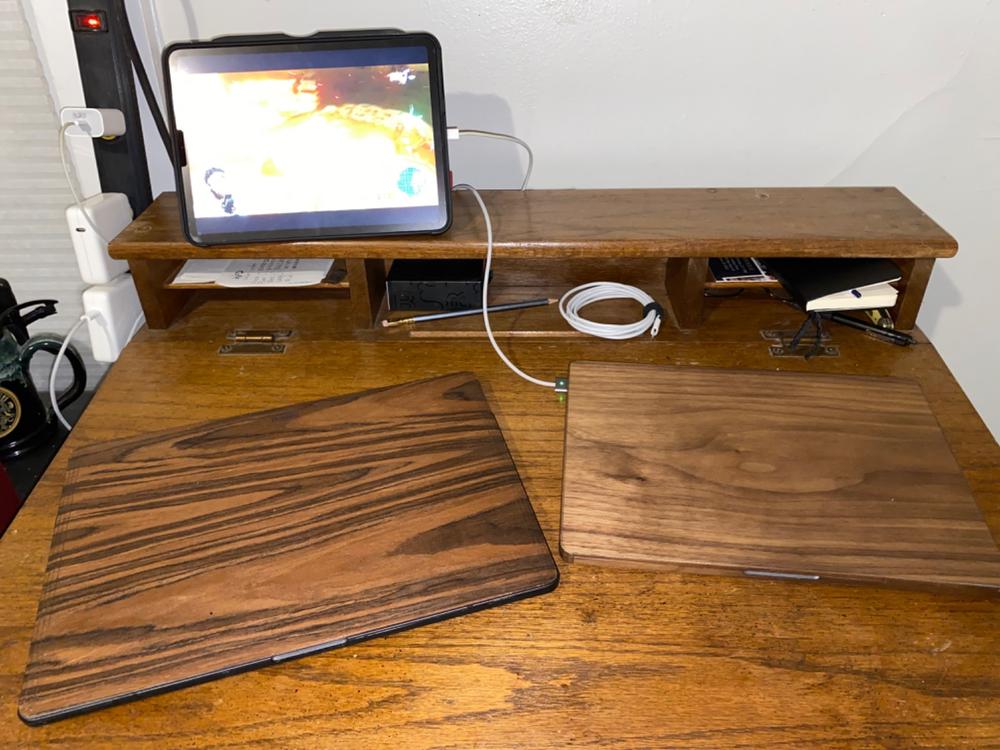 MacBook Wood Covers - Customer Photo From David Webb