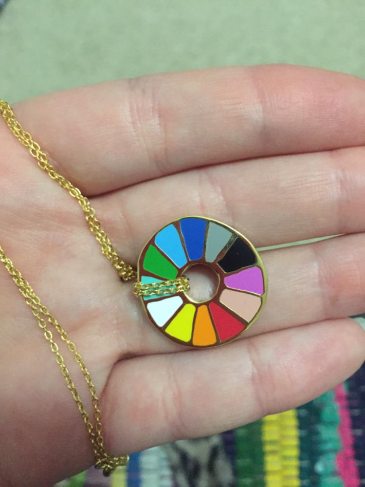 Color Wheel Pendant - Customer Photo From Lee M.