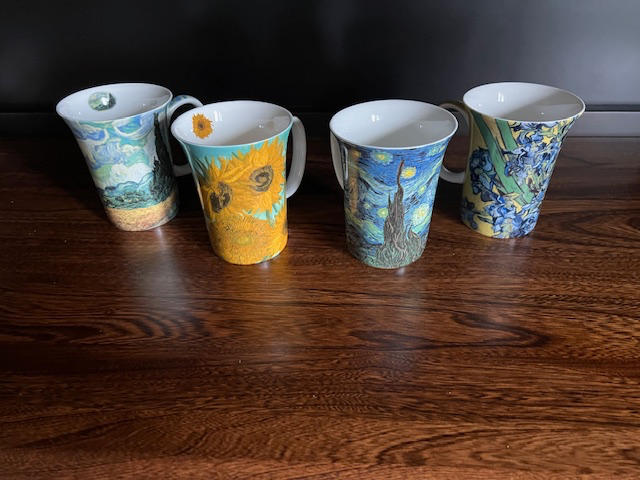 Van Gogh set of 4 Mugs - Customer Photo From Kris Whitmore