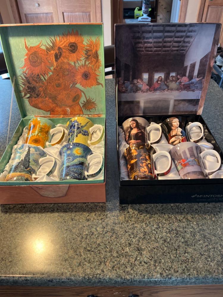 Van Gogh set of 4 Mugs - Customer Photo From Mark Toraason