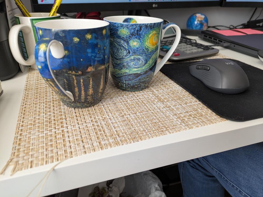 Van Gogh Starry Nights Mug Pair - Customer Photo From Jerrilynn Alaimo