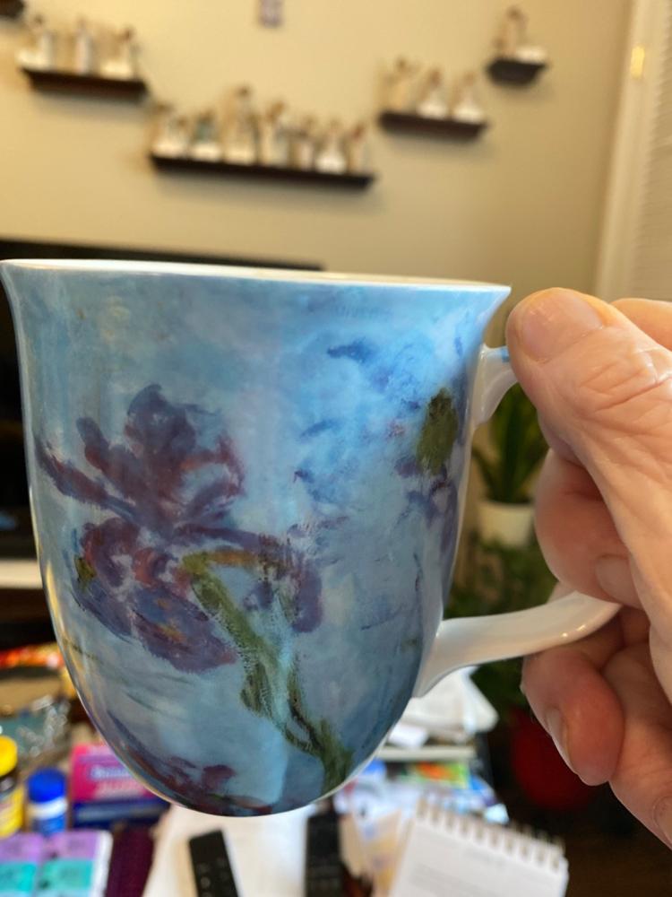 Monet Lilac Irises Java Mug - Customer Photo From Dorothy Lyndon
