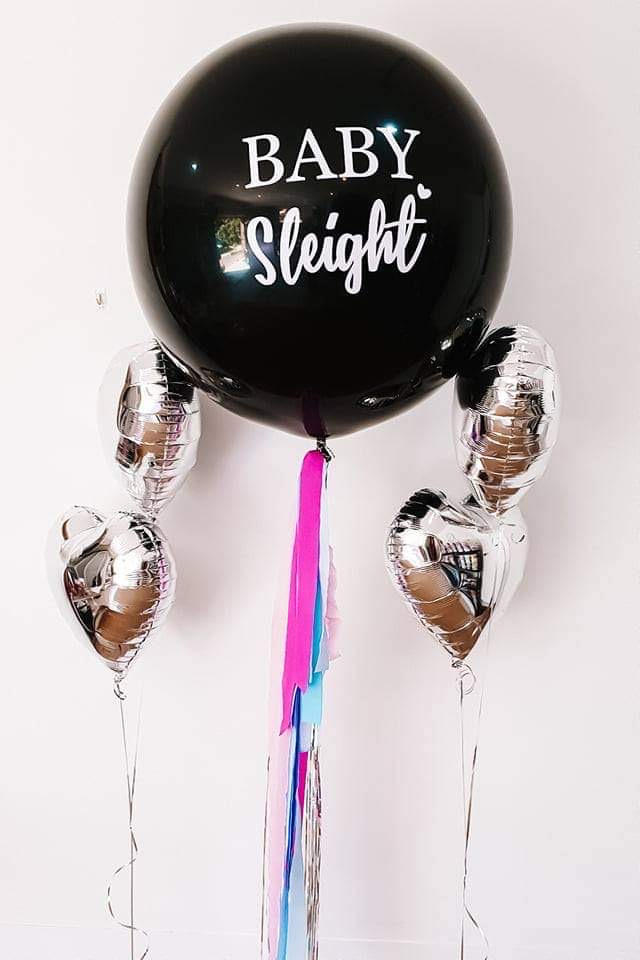 [INFLATED] Gender Reveal Balloon - Customer Photo From Tijana Sleight