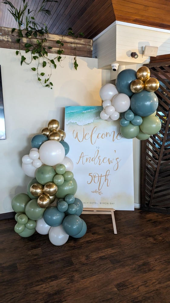 [INFLATED] Grab & Go - Birthday Balloon Garland - Pick Up/Delivered - Customer Photo From Celeste Crisan
