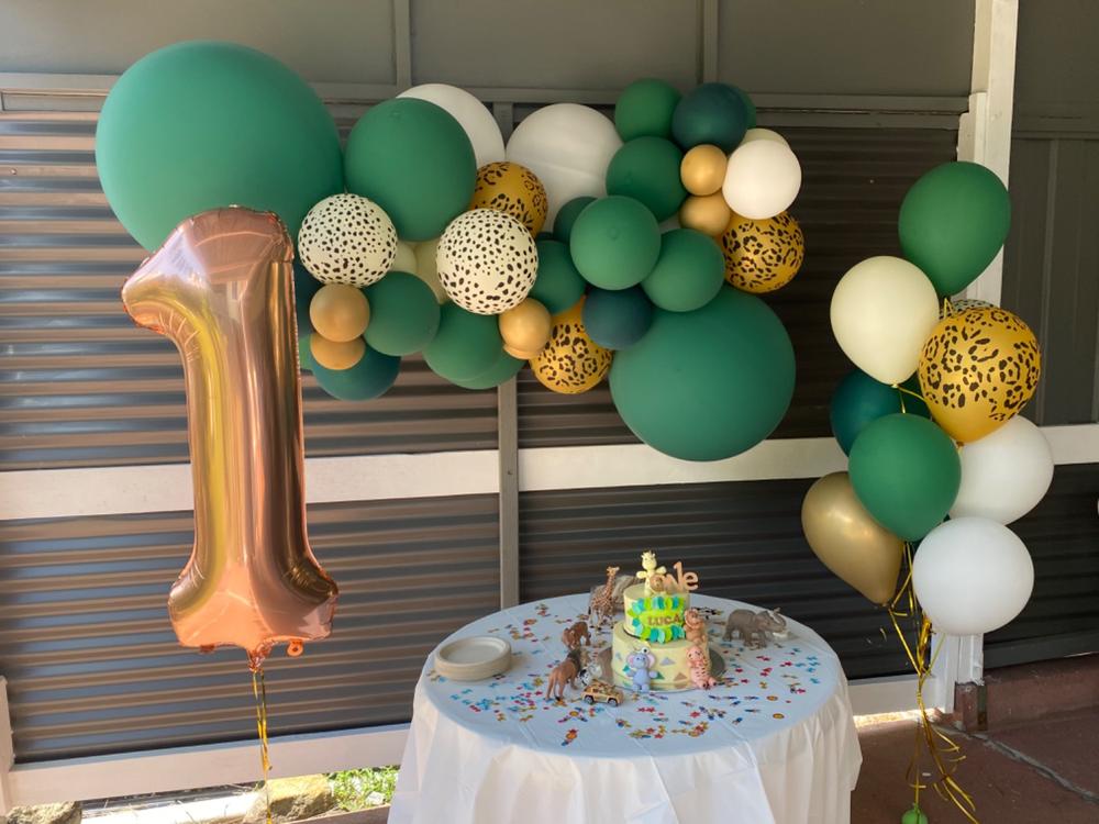 [INFLATED] Birthday Balloon Garland - Pick Up/Delivered - Customer Photo From Caitlin Cheffins