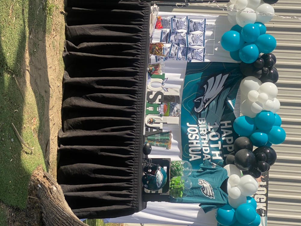 Personalized Philadelphia Eagles Banner for Special Occasion, Holiday, Birthday, Announcement, Retirement, Promotion, Celebration. - 2x4 FT, No - Customer Photo From Latisha Blackmon