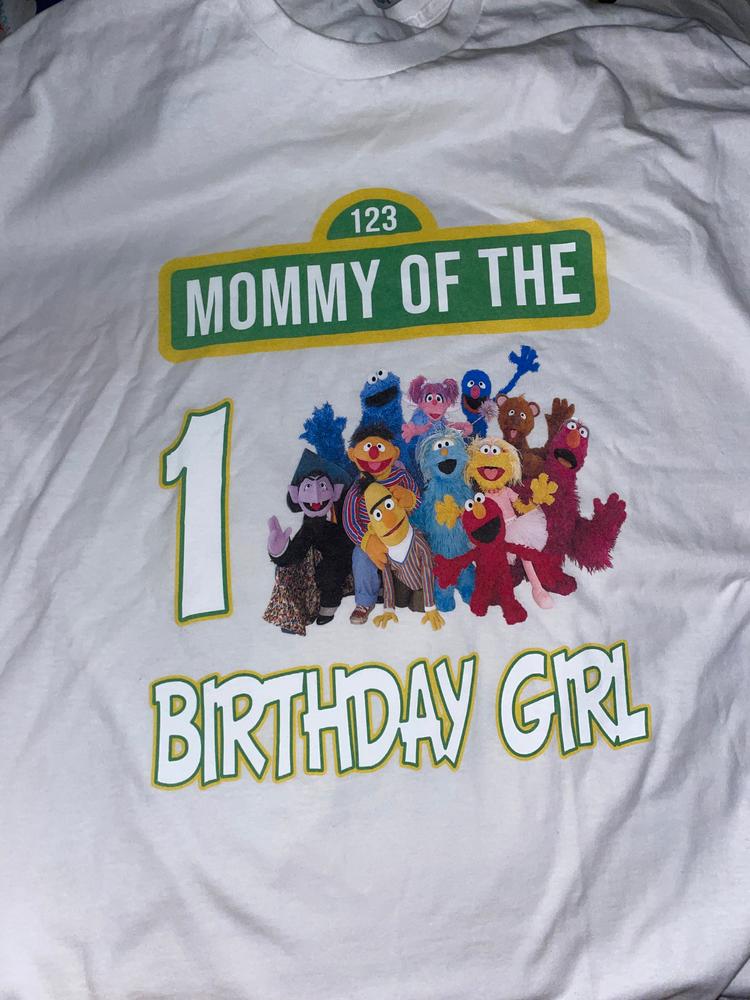Personalized Sesame Street Birthday T-Shirt Youth Toddler and Adult Sizes Available - Customer Photo From Jamie