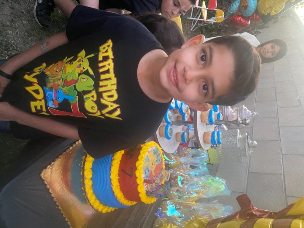 Personalize Pokemon Birthday Shirt Youth Toddler and Adult Sizes Available - Black, Youth Small - Customer Photo From Denise Cruz