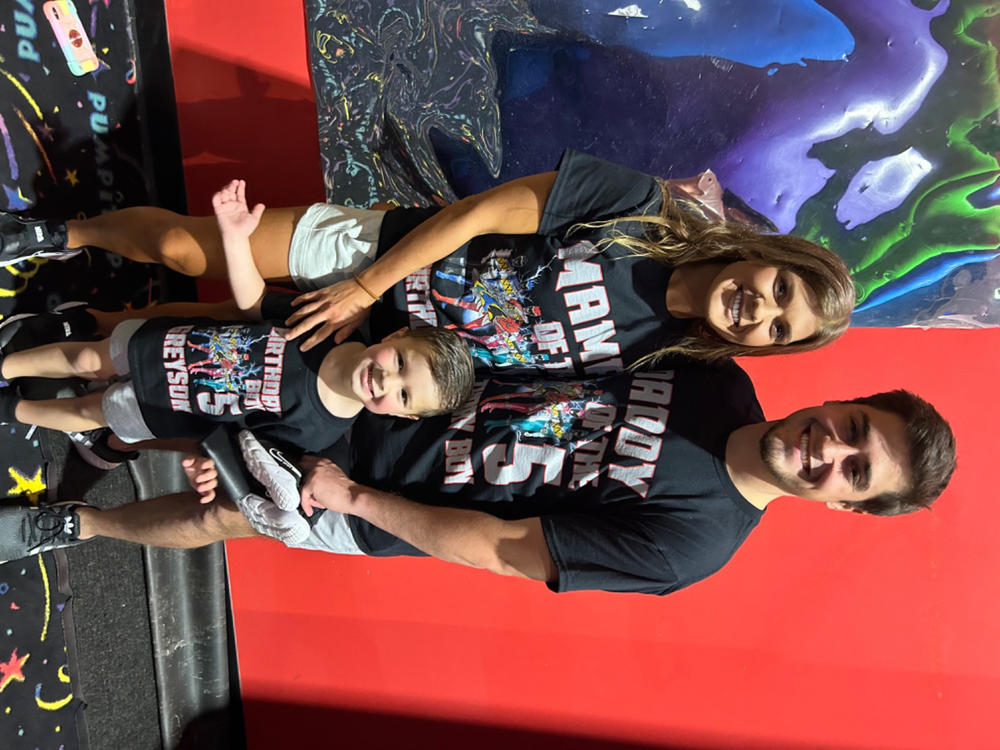 Personalized Power Rangers Dino Birthday T-Shirt - Black, 4T - Customer Photo From Alexis Lynch