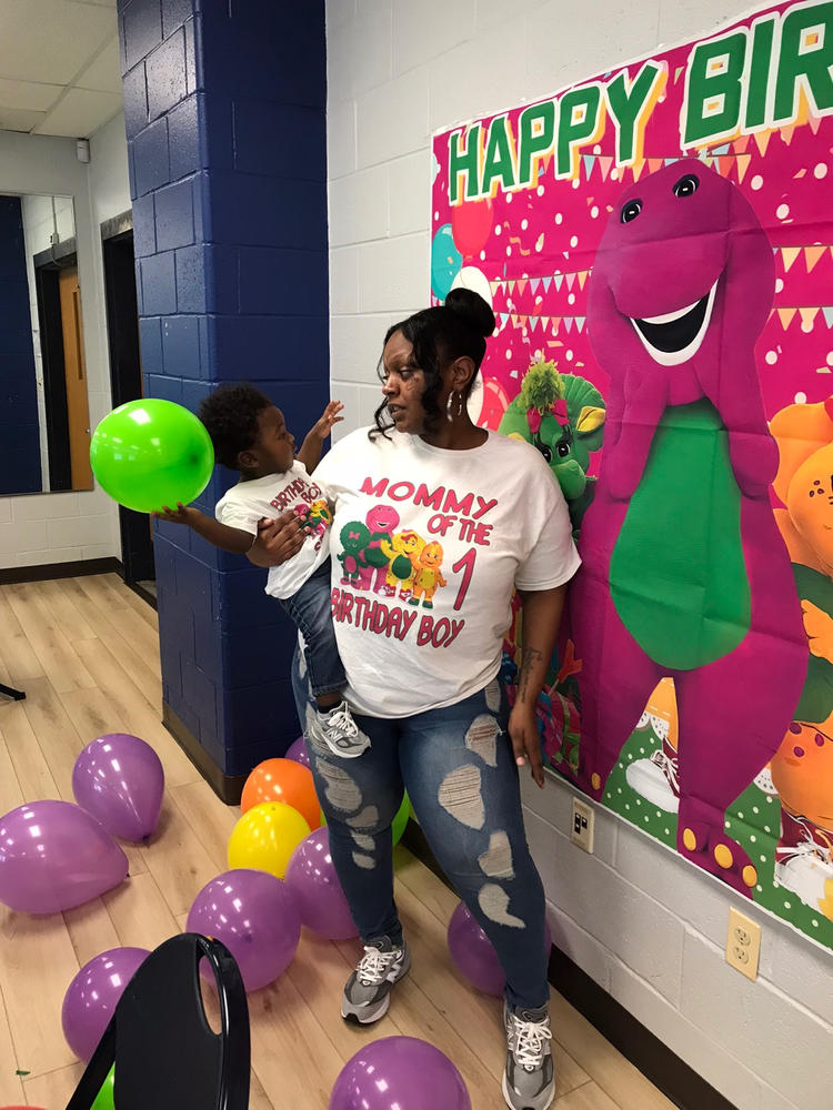 Personalized Barney Birthday Shirt Youth Toddler and Adult Sizes Available - Black, Adult Unisex: X-Large - Customer Photo From Raven Ferguson