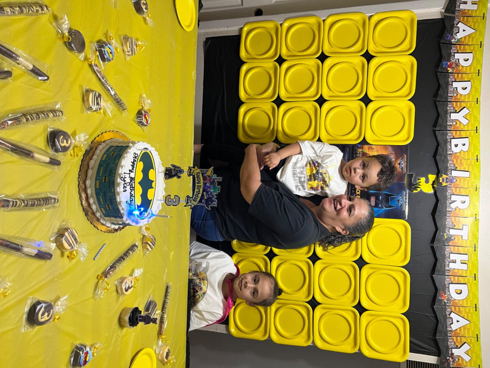Personalized Lego Batman Birthday Shirt Youth Toddler and Adult Sizes Available - White, 5T - Customer Photo From Nydia Donate