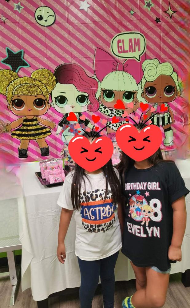 Personalize Lol Surprise Birthday Shirt Youth Toddler and Adult Sizes Available - Black, Youth Large - Customer Photo From Yohana Uribe