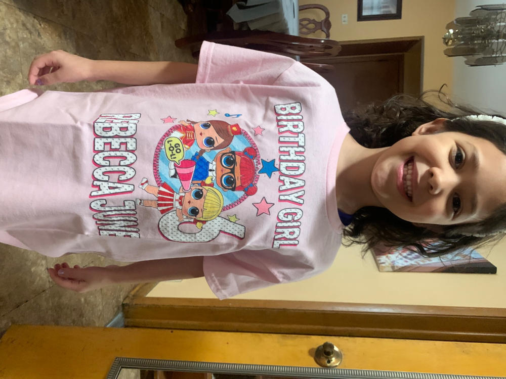 Personalize Lol Surprise Birthday Shirt Youth Toddler and Adult Sizes Available - Pink, Youth Small - Customer Photo From Alfredo Vera