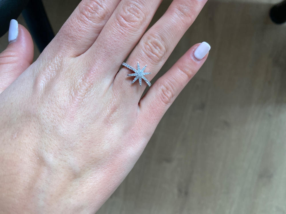 Vega Ring Sterling Silver - Customer Photo From Blanca Candel