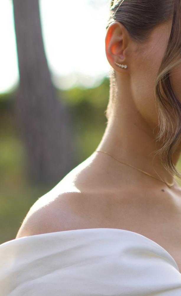 Carissa Necklace Gold Vermeil - Customer Photo From D