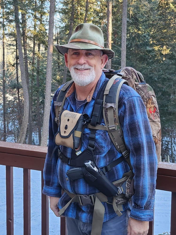 The Denali Chest Holster - Customer Photo From Donald McGinnis
