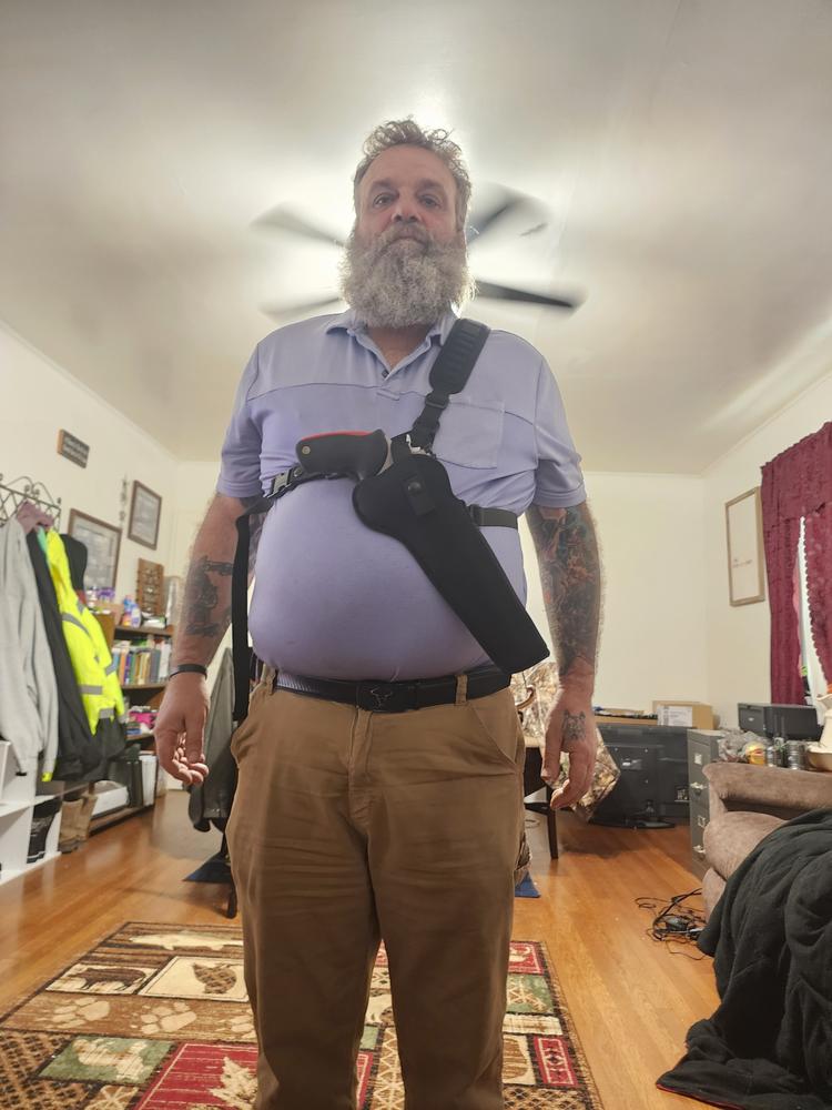 The Denali™ Chest Holster - Customer Photo From Johnny D Cross
