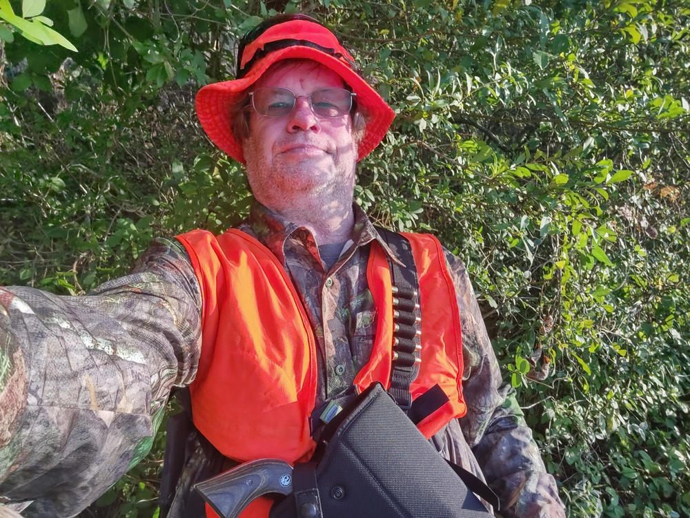 The Denali Hunter "Scoped" Chest Holster - Customer Photo From Russell Jackson