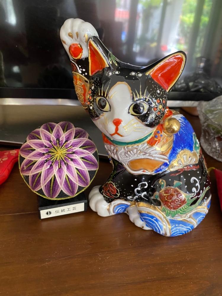 Kutani Lucky Cat - Maneki Neko C - Customer Photo From Anonymous